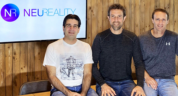 NeuReality founders VP VLSI Yossi Kasus (from left), CEO Moshe Tanach and VP Operations Tzvika Shmueli . Photo: NeuReality