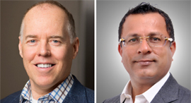 Norm Merrit (left) and Mukesh Sharma. Photo: Qualitest Group.