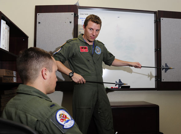 שיעור קרבות אוויר, צילום: USAF