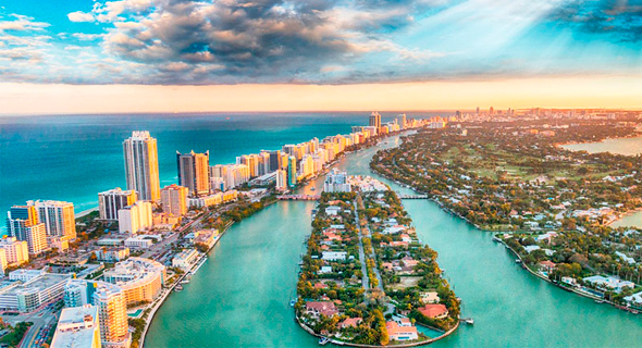 מיאמי. ב-2020 שיעור רכישת הדירות בפלורידה נסק ב-120% ביחס לשנה שקדמה לה