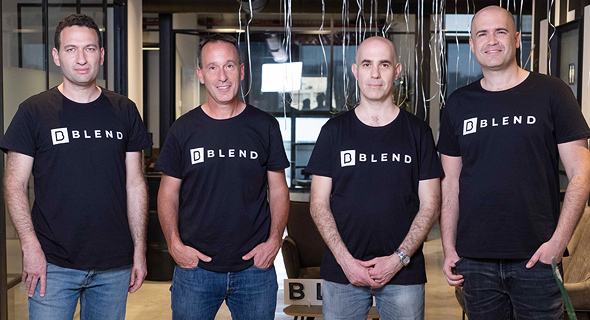 BLEND's managment team: Liron Libman (left), Yair Tal, Yaron Kaufman, and Oren Yogev. Photo: PR