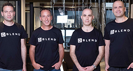 BLEND's managment team: Liron Libman (left), Yair Tal, Yaron Kaufman, and Oren Yogev. Photo: PR