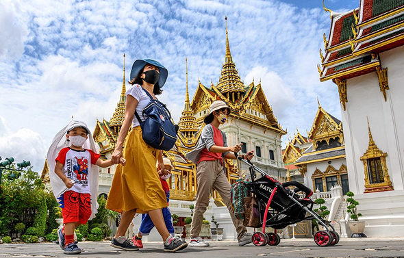 תיירים בבנגקוק, תאילנד