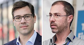 Yoni (left) and Ronen Assia, eToro founders. Photo: Orel Cohen and Dudi Hasson