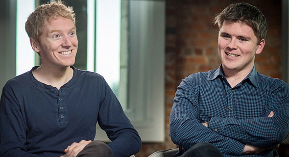 The co-founders of Stripe Patrick and John Collison. Photo: Bloomberg