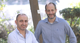 Hesham Taha and Abraham Israel. Photo: Ilan Asaig