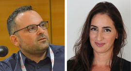 Cydome co-founders Nir Ayalon (left) and Avital Sincai. Photo: Michal Azachi and Cydome