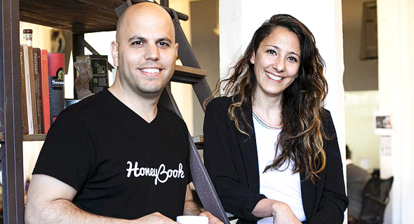 HoneyBook co-founders Oz and Naama Alon. Photo: HoneyBook