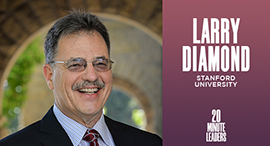 Larry Diamond, senior fellow at the Hoover Institution at Stanford. Photo: Fundacao Fernando