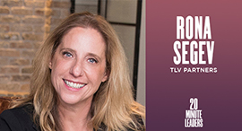 Rona Segev, founding partner of TLV Partners. Photo: TLV Partners