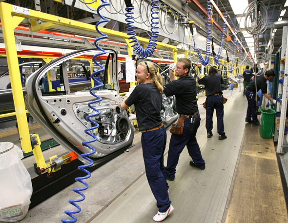 מפעל מכוניות וולוו בשבדיה , צילום: Volvo