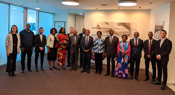Aura Air met with 10 ambassadors from African nations. Photo: Aura Air