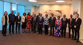 Aura Air met with 10 ambassadors from African nations. Photo: Aura Air