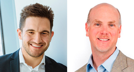Rich Whitney from Radiology Partners (right) and Elad Walach of Aidoc. Photo: Guy Shriber