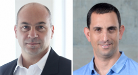 Yaron Elad (right), CEO of Elron, and CSO Zohar Rozenberg. Photo: Courtesy