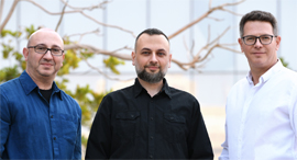 Cyberfish's team. Photo: Elad Gutman