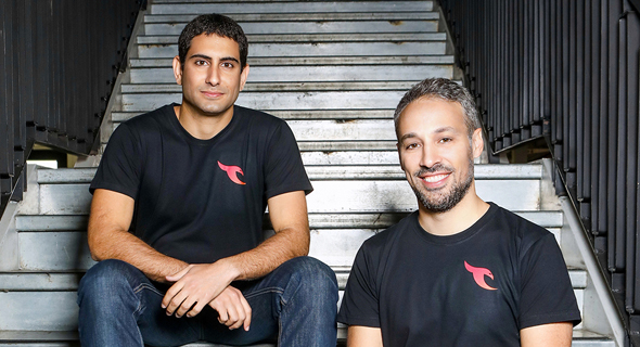 Talon Cyber Security co-founders Ohad Bobrov (right) and Ofer Ben-Noon. Photo: Shlomi Yosef