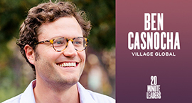 Ben Casnocha, co-founder and partner of Village Global. Photo: Benedict Casnocha