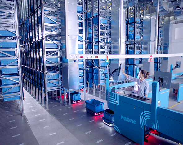 Fabric&#39;s robotic logistics center. Photo: Fabric