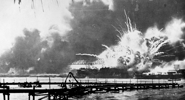 פרל הארבור, ממש ברגע ההפצצה היפנית