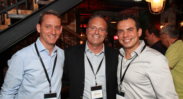 Arik Kol, Sr. Director, NVIDIA Inception Startup Program Lead in Israel;  Eitan Kyiet, CEO of Road2; Amit Krig, SVP software at NVIDIA. Photo: Fabian Koldorf