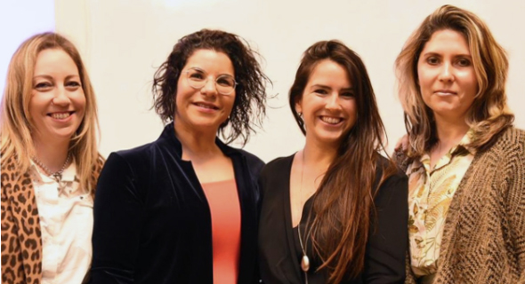 (Left to right) Keren Aviasaf, Rahav Shalom Revivo, May Michelson, and Maria Bromberg. Photo: Tal Lahav