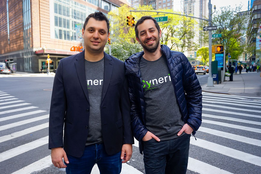Cynerio co-founders Leon Lerman (right) and Daniel Brodie. Photo: Cynerio