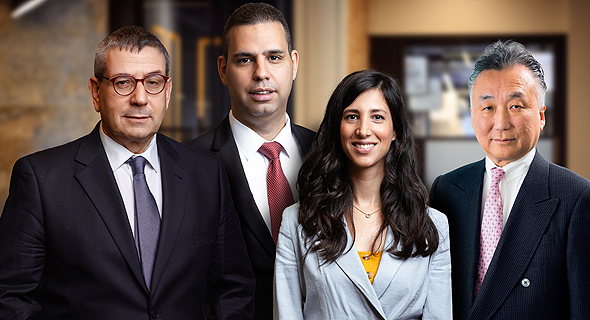 (L to R) Gideon Ben Zvi, Moshe Sarfaty, Anat Tila Cherni, and Takeshi Shinoda. Photo: Doron Letzerpic