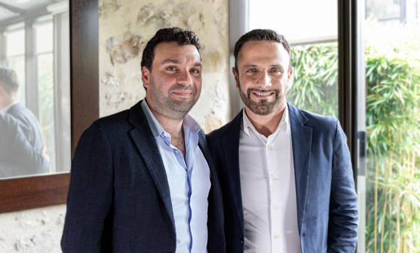 Contentsquare CFO Shomi Hagai (right) and CEO Jonathan Cherki. Photo: Contentsquare