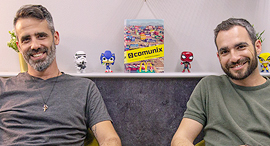 Comunix co-founders Idan Shriki (left) and Or Ben Shimon Photo: Or Kan Tor