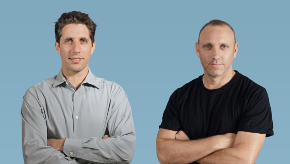Duda co-founders Amir Glatt (right) and Itai Sadan. Photo: Duda