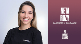 Neta Rozy, co-founder and CTO of Parametrix Insurance. Photo: Neta Rozy