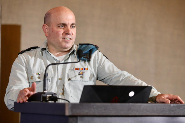 Omer Dagan, the Head of Lotem, the IDF’s Digital and Data Unit. Photo: Niv Kantor