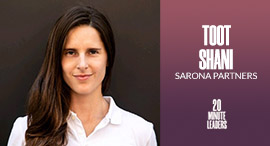 Toot Shani, co-founder and CEO, Sarona Partners. Photo: Sarona PR
