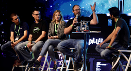 JFrog Yalla DevOps panel. Photo: JFrog