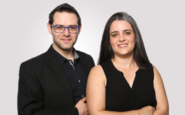 6Degrees CEO Miri Berger and husband CTO Aryeh Katz. Photo: 6Degrees
