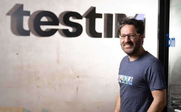 Oren Rubin, CEO and founder of Testim Photo: Rami Zarnegar