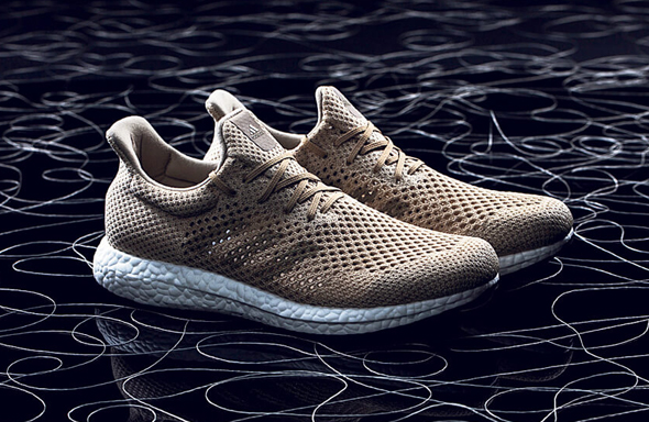 The new Adidas shoes from BioSteel fibers. Photo: Adidas