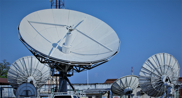 Some of the satellites that Gilat Telecom operates in action. Photo: Gilat Telecom