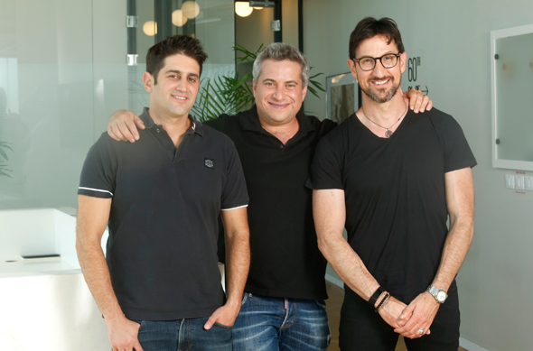 Hanaco Venture Partners (from left to right): Lior Prosor, Pasha Romanovski, and Alon Lifshitz. Photo: Amir Levy