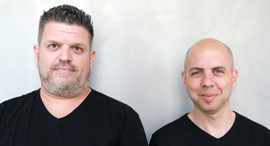 Datricks founders Haim Halpern (left) and Roy Rozenblum Photo: Datricks