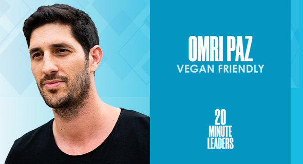 Omri Paz, founder & CEO of Vegan Friendly. Photo: Zulia Deleg
