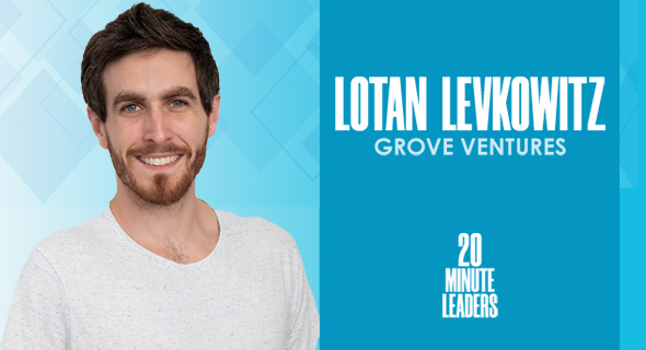 Lotan Levkowitz, general partner at Grove Ventures. Photo: David Grab