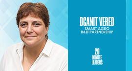 Dganit Vered, CEO of Smart Agro R&D Partnership. Photo: Zara Brooks