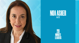 Noa Asher, CEO of NTT Innovation Laboratory Israel. Photo: Einat Don