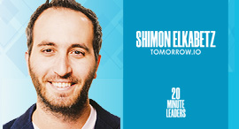 Shimon Elkabetz, CEO of Tomorrow.io. Photo: Tomorrow.io.