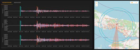 An example of SeismicAI tracking Istanbul, Turkey. Photo: SeismicAI