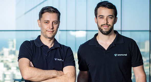 Immunai co-founders Noam Solomon (left) and Luis Voloch. Photo: Arik Sultan