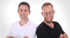 Vensica CEO Avner Geva with its Development Manager Avi Eftel. Photo: Vensica