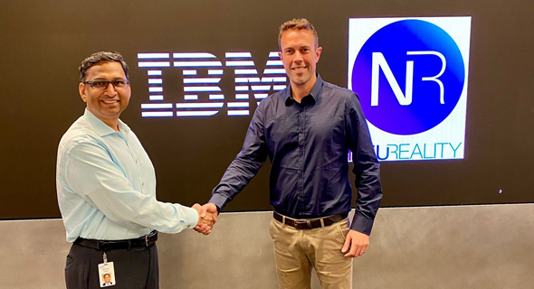 NeuReality CEO Moshe Tanach (right) and Dr. Mukesh Khare of IBM. Photo: NeuReality